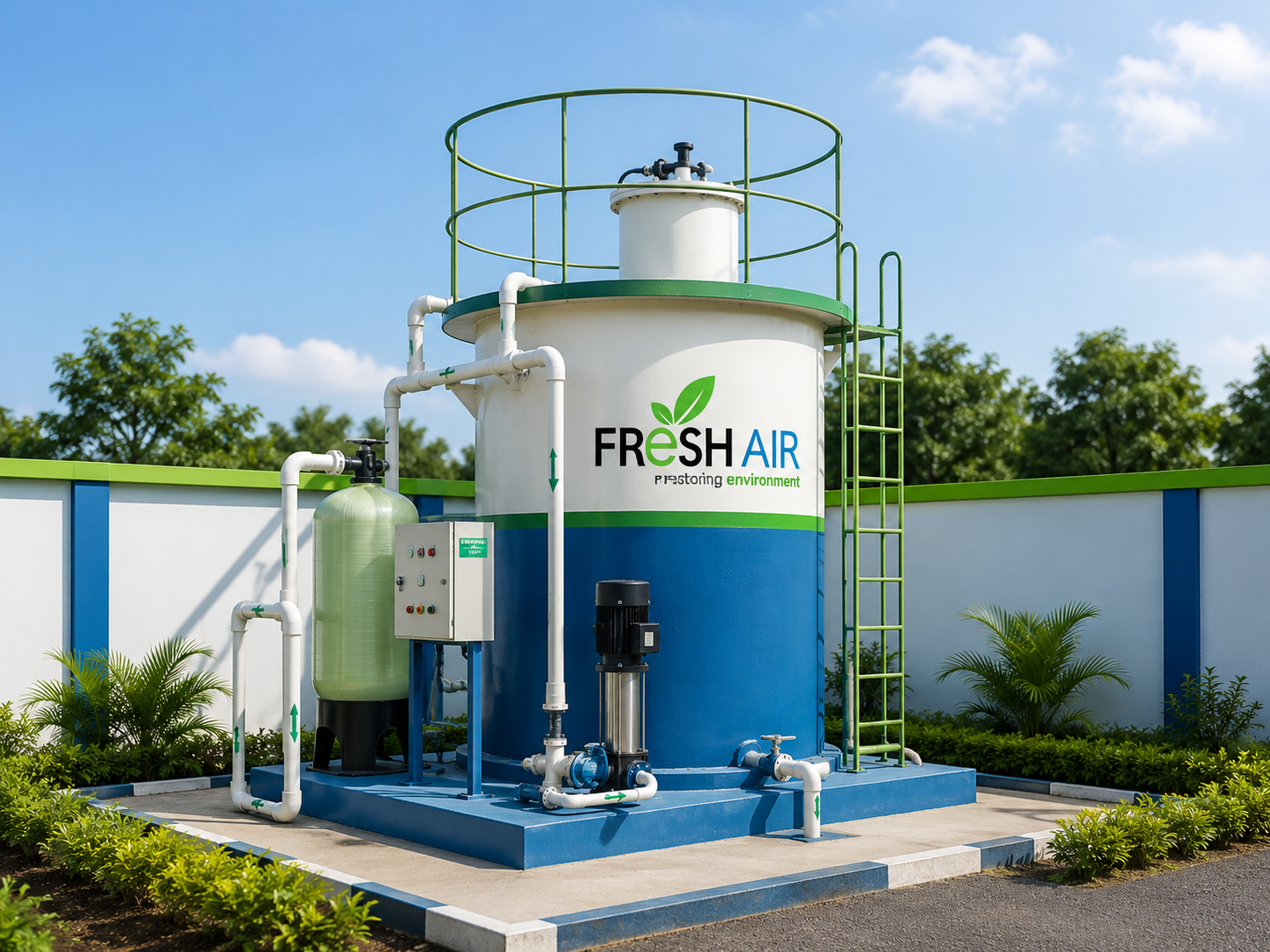 ETP treatment unit by Fresh Air Enviro
