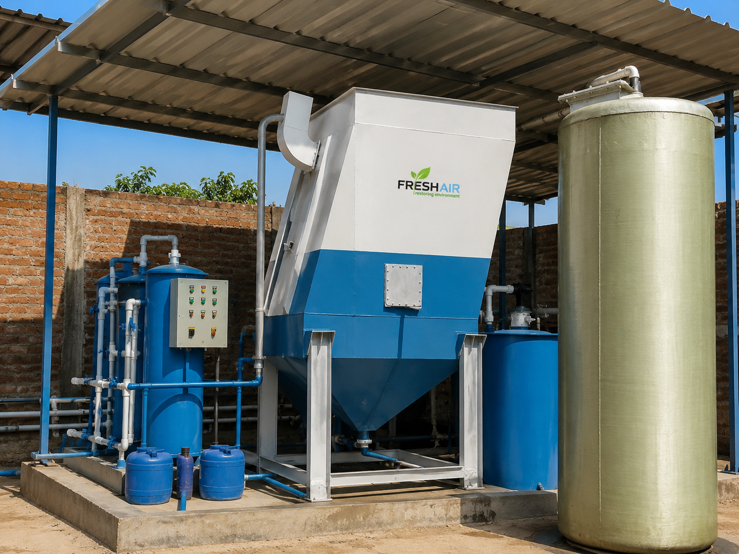 Completed ETP setup by Fresh Air Enviro